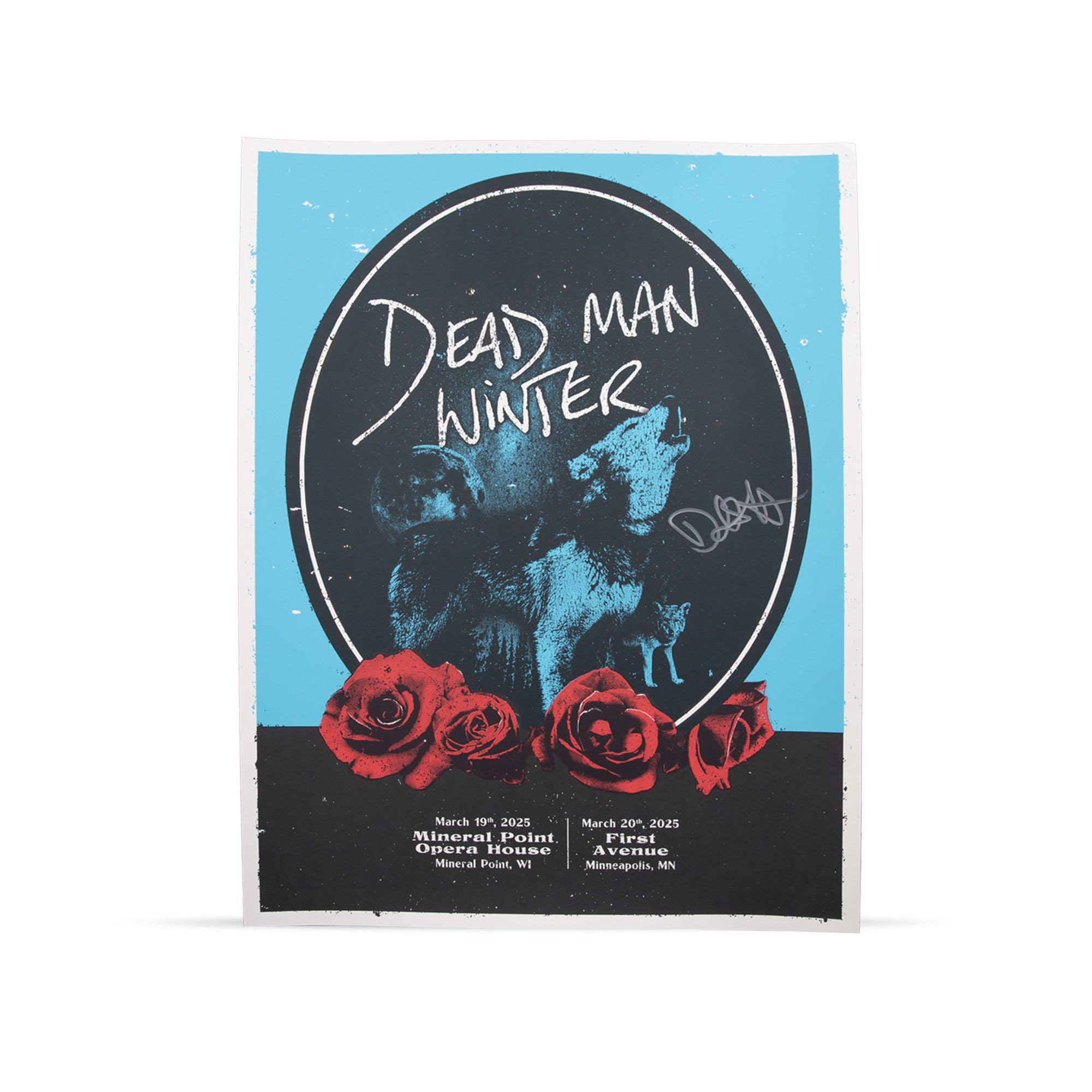 Dead Man Winter Signed 2025 Tour Poster