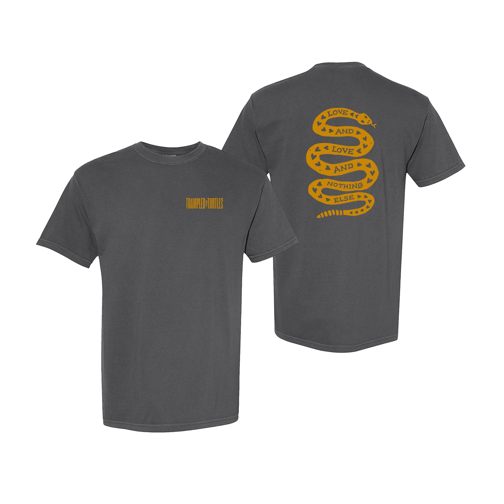 Love & Love Snake Tee (Pepper) – Trampled By Turtles