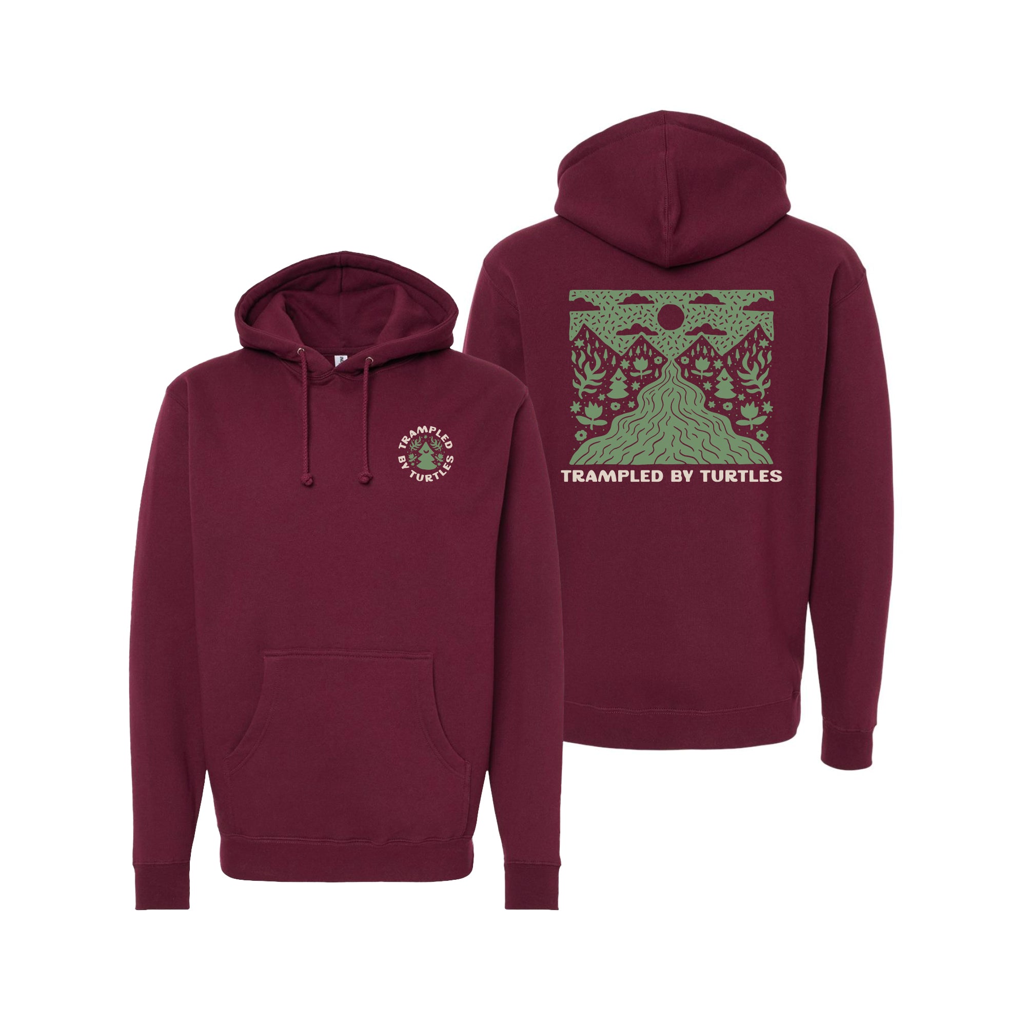 Pine Hoodie (Maroon)