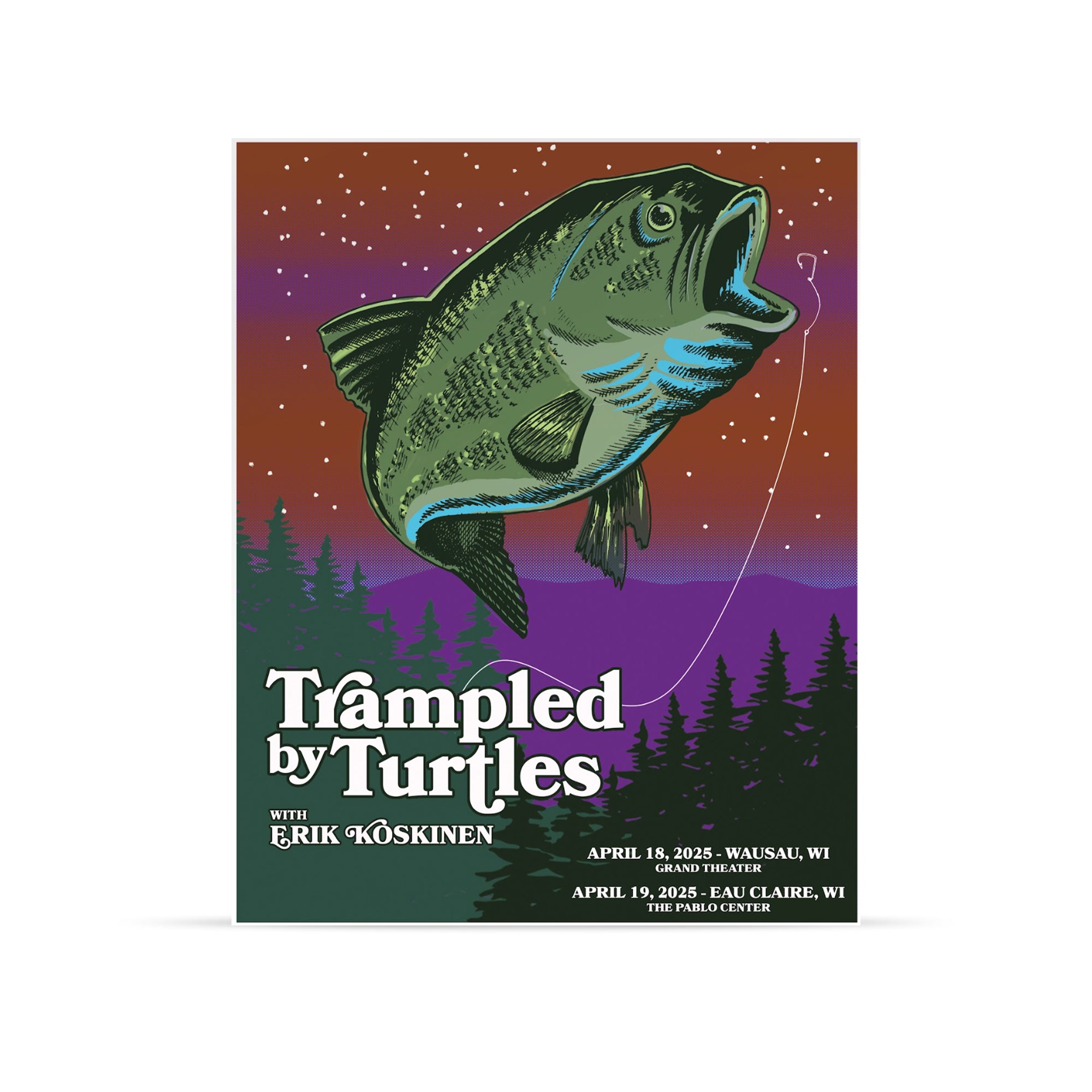 Wisconsin 2025 Walleye Poster