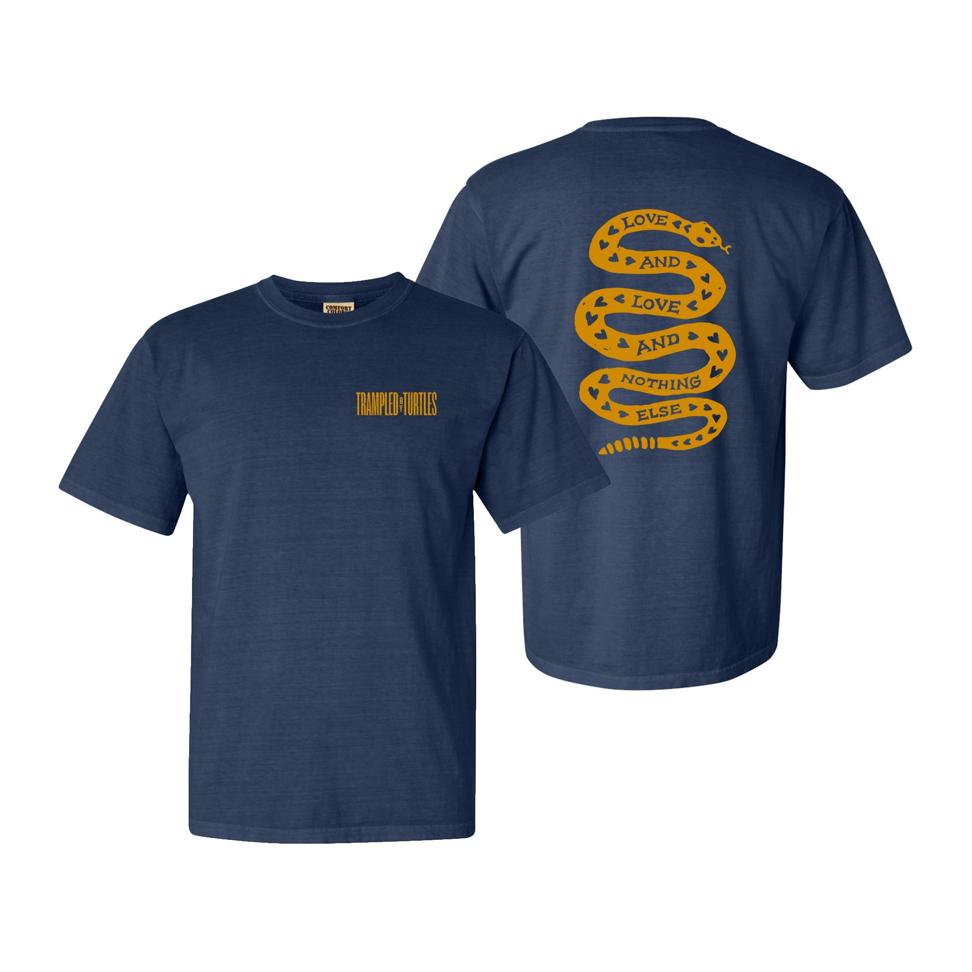 Love Snake Tee - Midnight – Trampled By Turtles