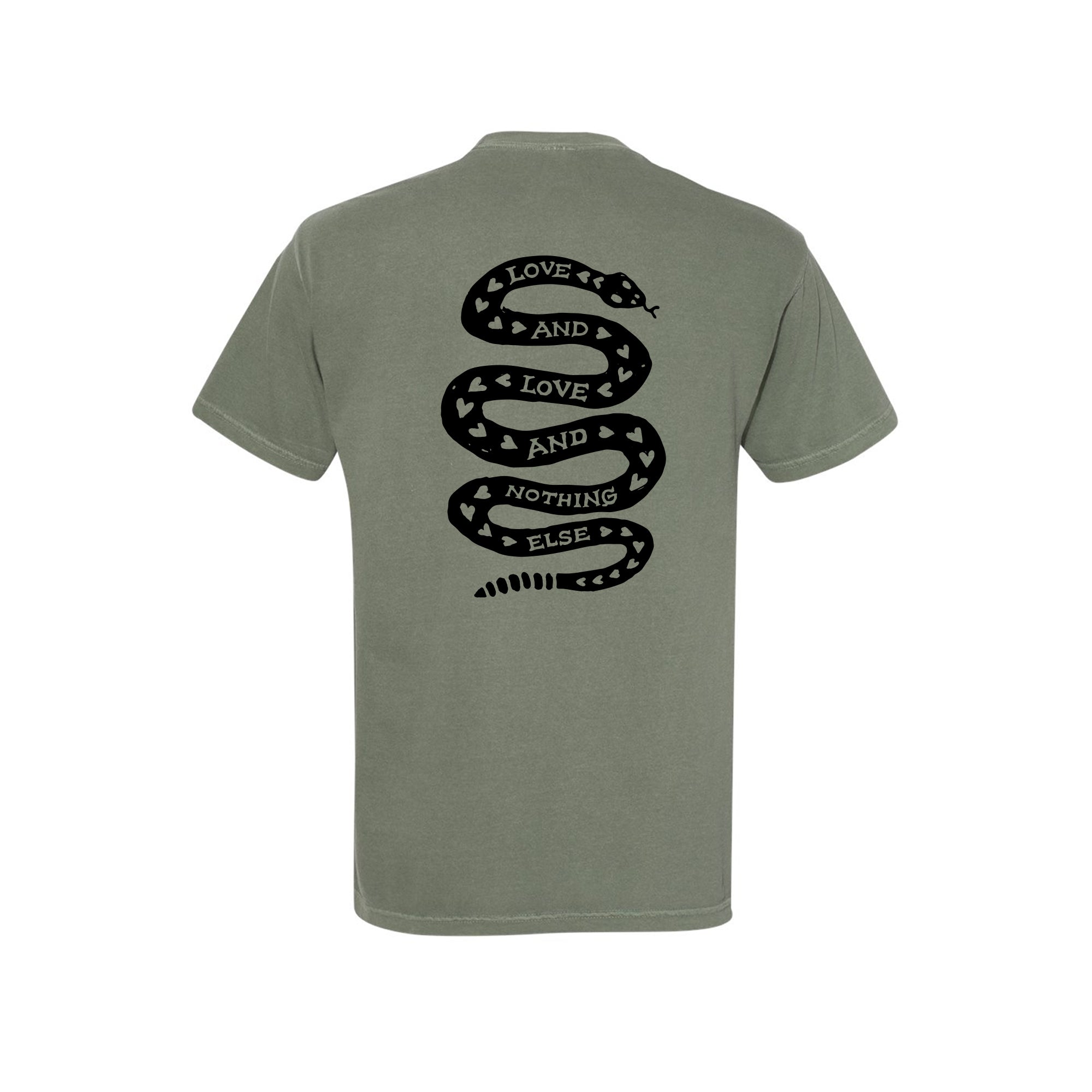 Love Snake Tee - Moss