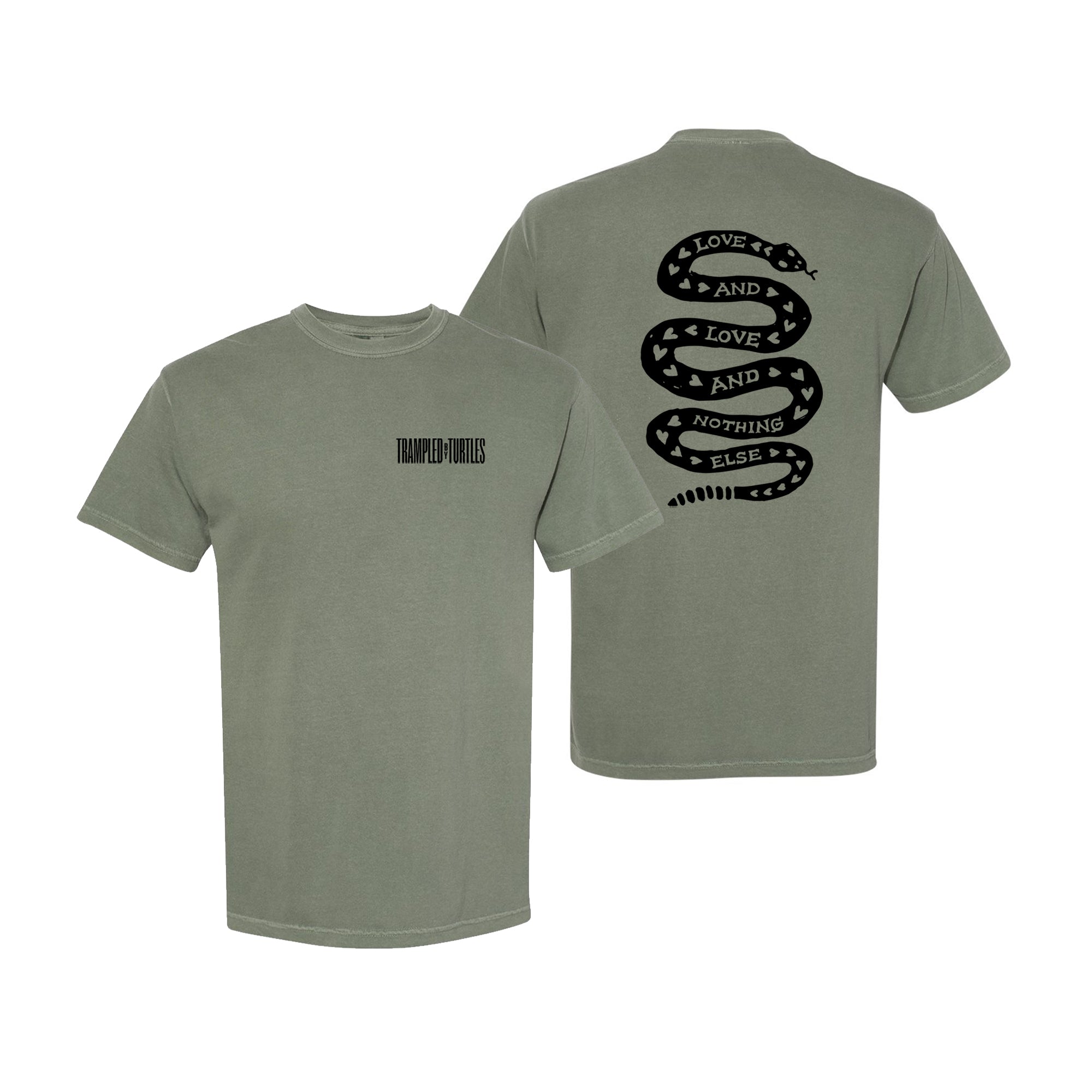 Love Snake Tee - Moss