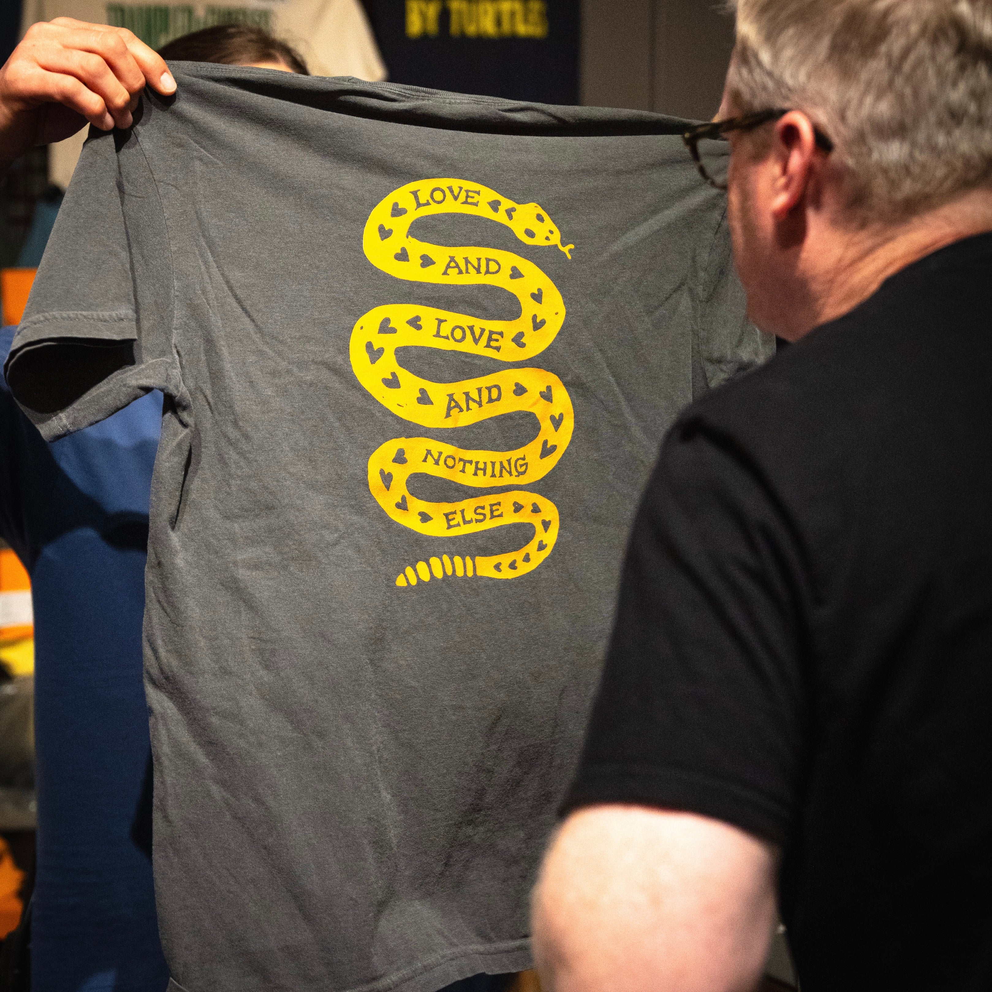 Love & Love Snake Tee (Pepper) – Trampled By Turtles