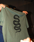 Love Snake Tee - Moss